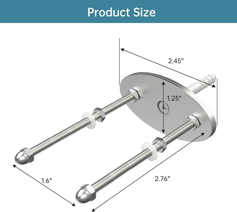 Linone 10 Pcs Aluminum Skateboard Wall Mount - Skateboard Hangers for Horizontal and Vertical Display of Skateboards, Skateboard Display Racks Stand, Skateboard Storage Hanger, Sturdy and Easy - Image 3
